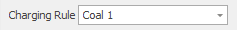 1. Charging Rule drop down
