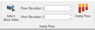 5. Ramp Floor toolbar