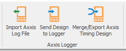 2. Axxis Logger toolbar