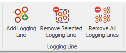 3. Logging Line toolbar