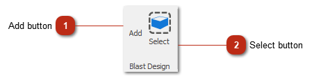 Blast Design toolbar