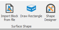 2. Surface Shape toolbar