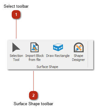 Block Shape Menu