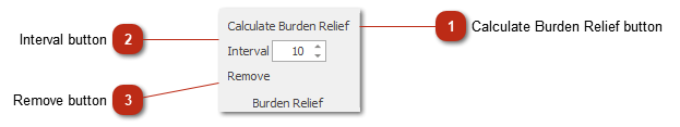 Burden Relief toolbar