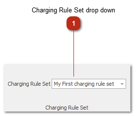 Charging Rule Set toolbar