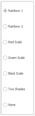 2. Contour Colors list