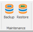 3. Maintenance toolbar