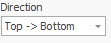 9. Direction drop down