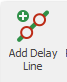 1. Add Delay Line button