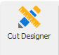 1. Cut Designer button