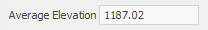 1. Average Elevation field