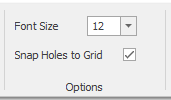 2. Options toolbar