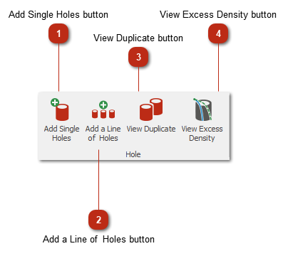 Hole toolbar