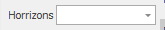2. Horizons drop down