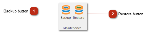 Maintenance toolbar