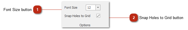 Options toolbar