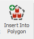 3. Insert Into Polygon button