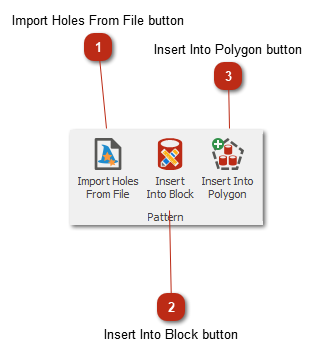 Pattern toolbar