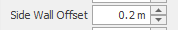 1. Side Wall Offset button