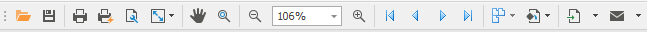 13. Print Preview toolbar