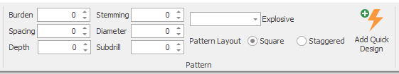 3. Pattern toolbar