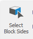 1. Select Block Sides button