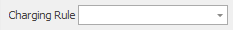 1. Charging Rule drop down