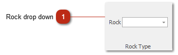 Rock Type toolbar