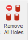 6. Remove All Holes button
