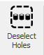 6. Deselect Holes button