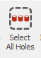 4. Select All Holes button