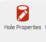 1. Hole Properties button