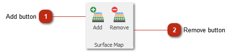 Surface Map toolbar