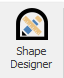 2. Shape Designer button