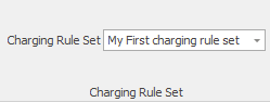 2. Charging Rule Set toolbar