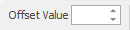 1. Offset Value field