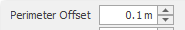 2. Perimeter Offset button