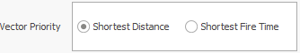 5. Vector Priority radio buttons