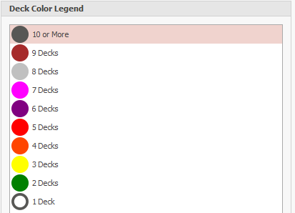 9. Deck Color List