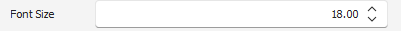 4. Font Size field