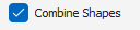 9. Combine shapes fields